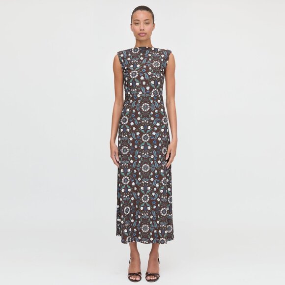 Hill House Home_The Sloane Dress_Chocolate Swedish Floral_Size M_NEVER WORN - Picture 2 of 3